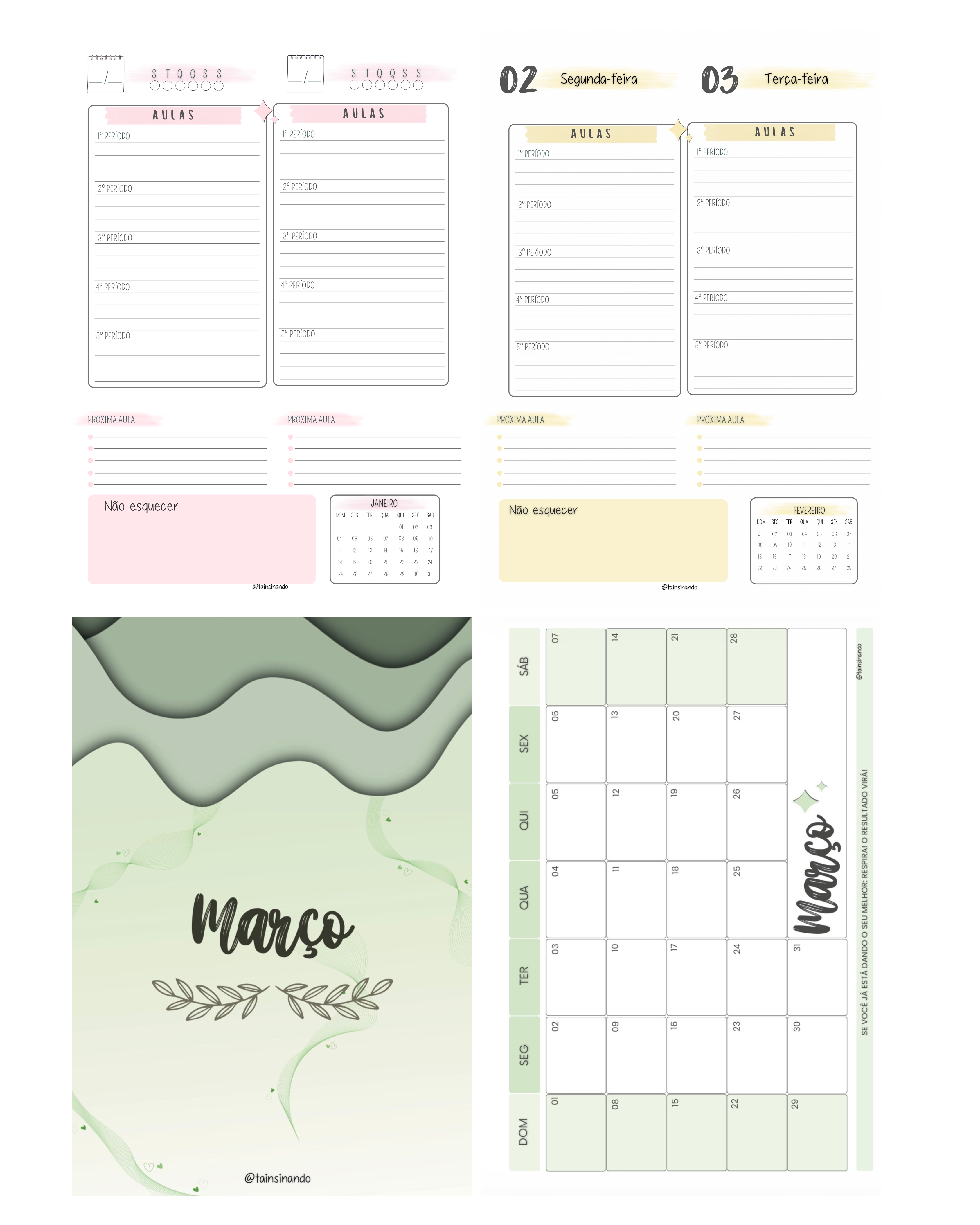 Planner - Colorido