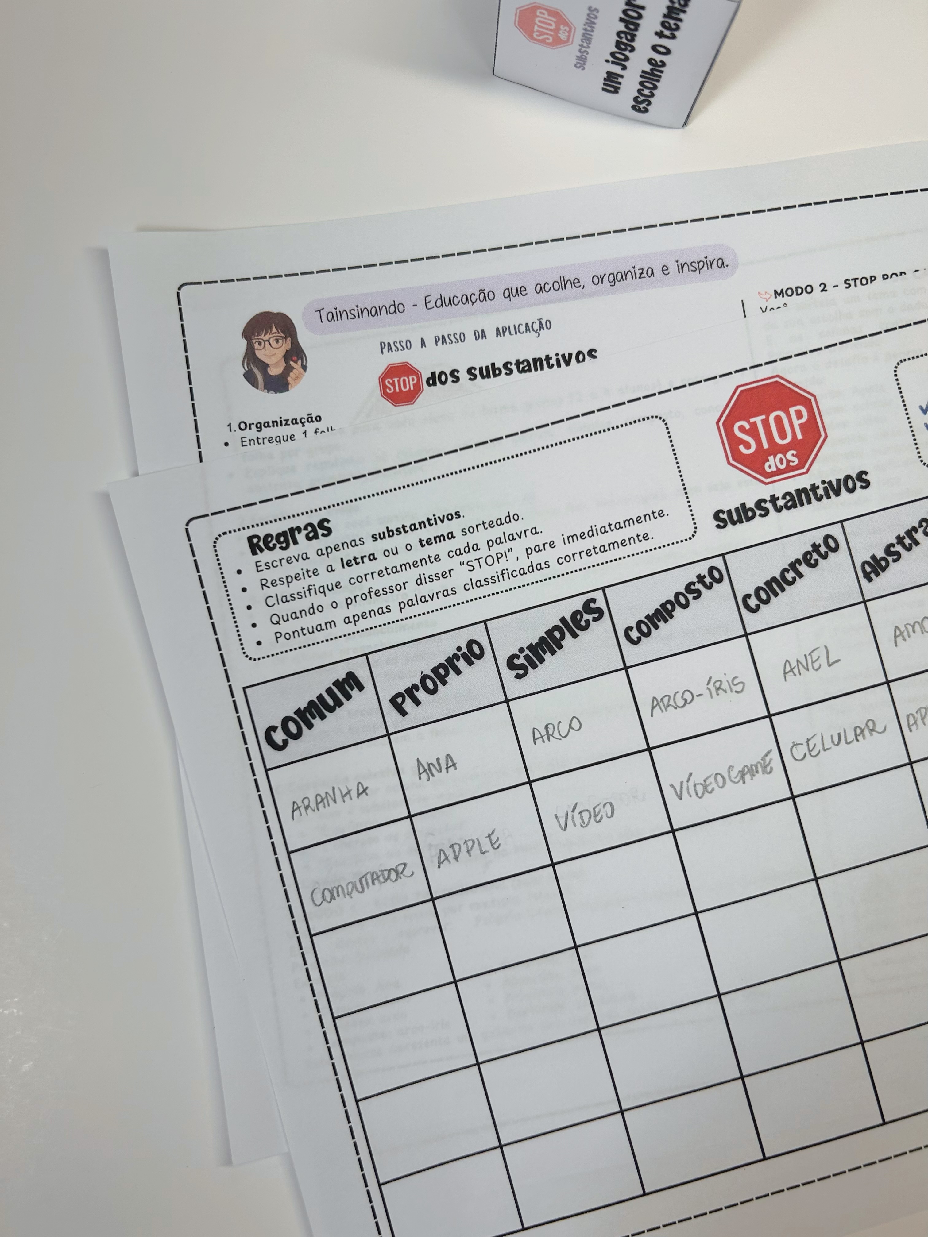 STOP dos Substantivos