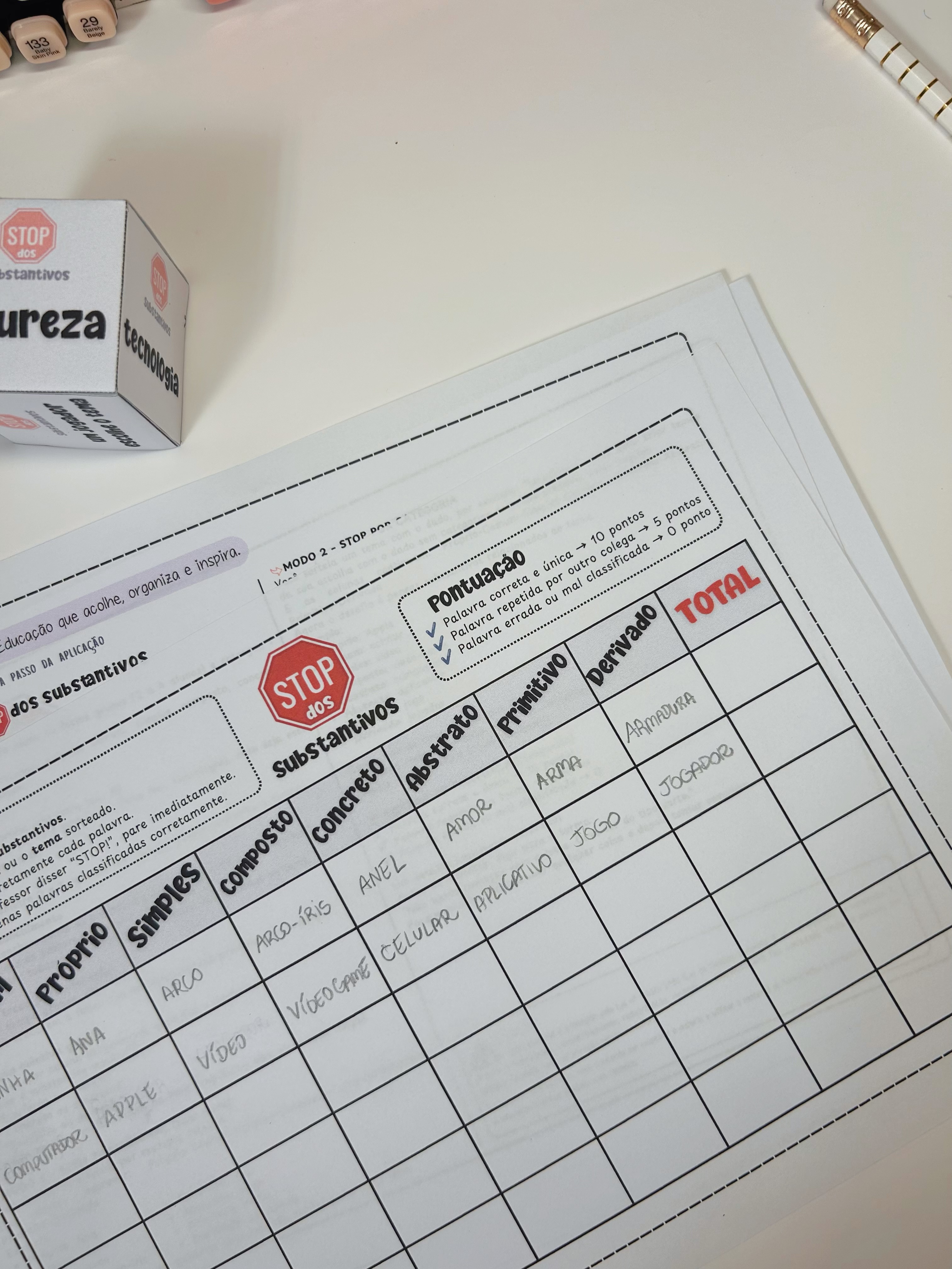 STOP dos Substantivos